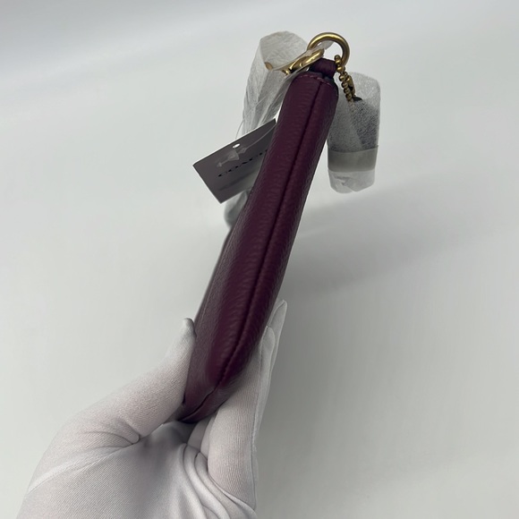 Coach Small Wristlet B4/Deep Berry - Picture 7 of 16